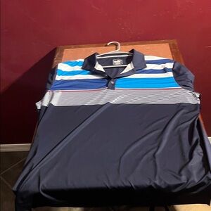 Puma Multicolor Striped Polo Shirt